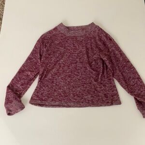 Maroon Long Sleeve Top